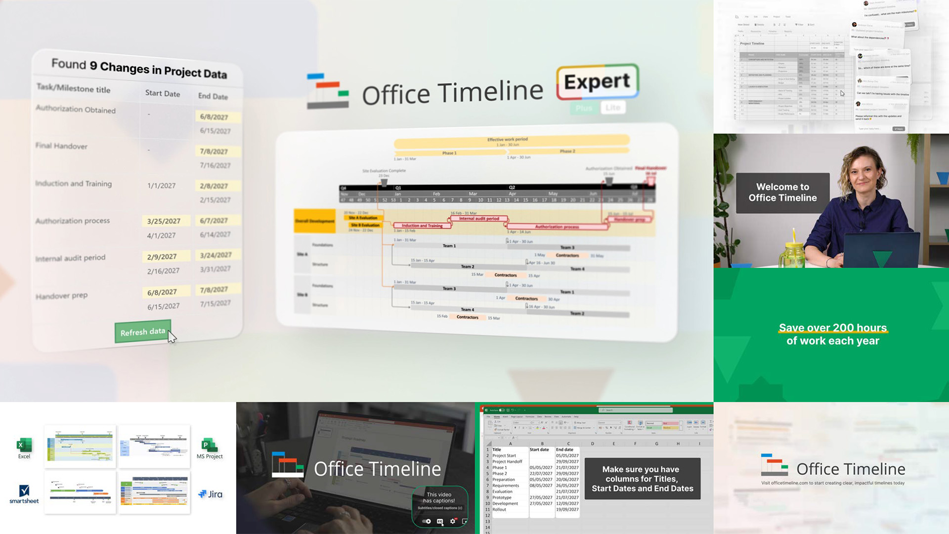 Office Timeline Stills
