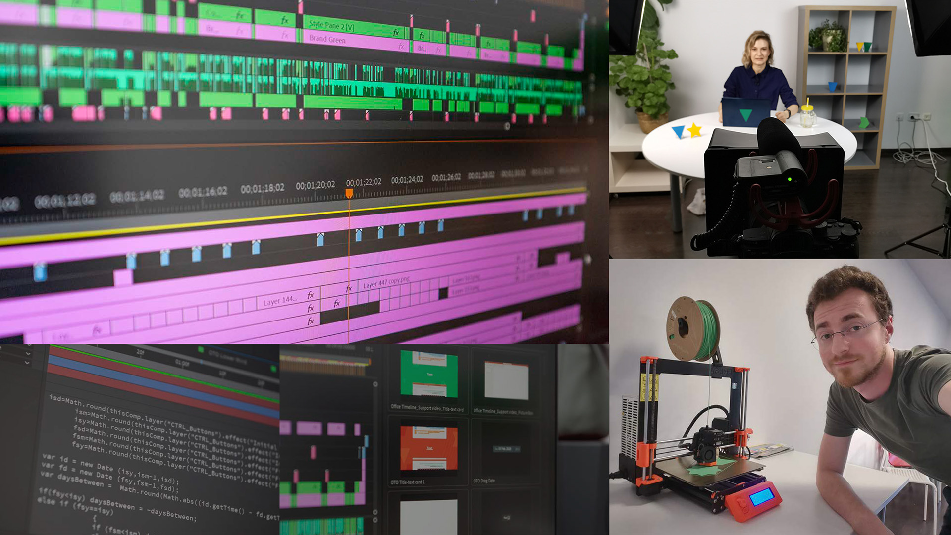 Office Timeline behind the scenes stills