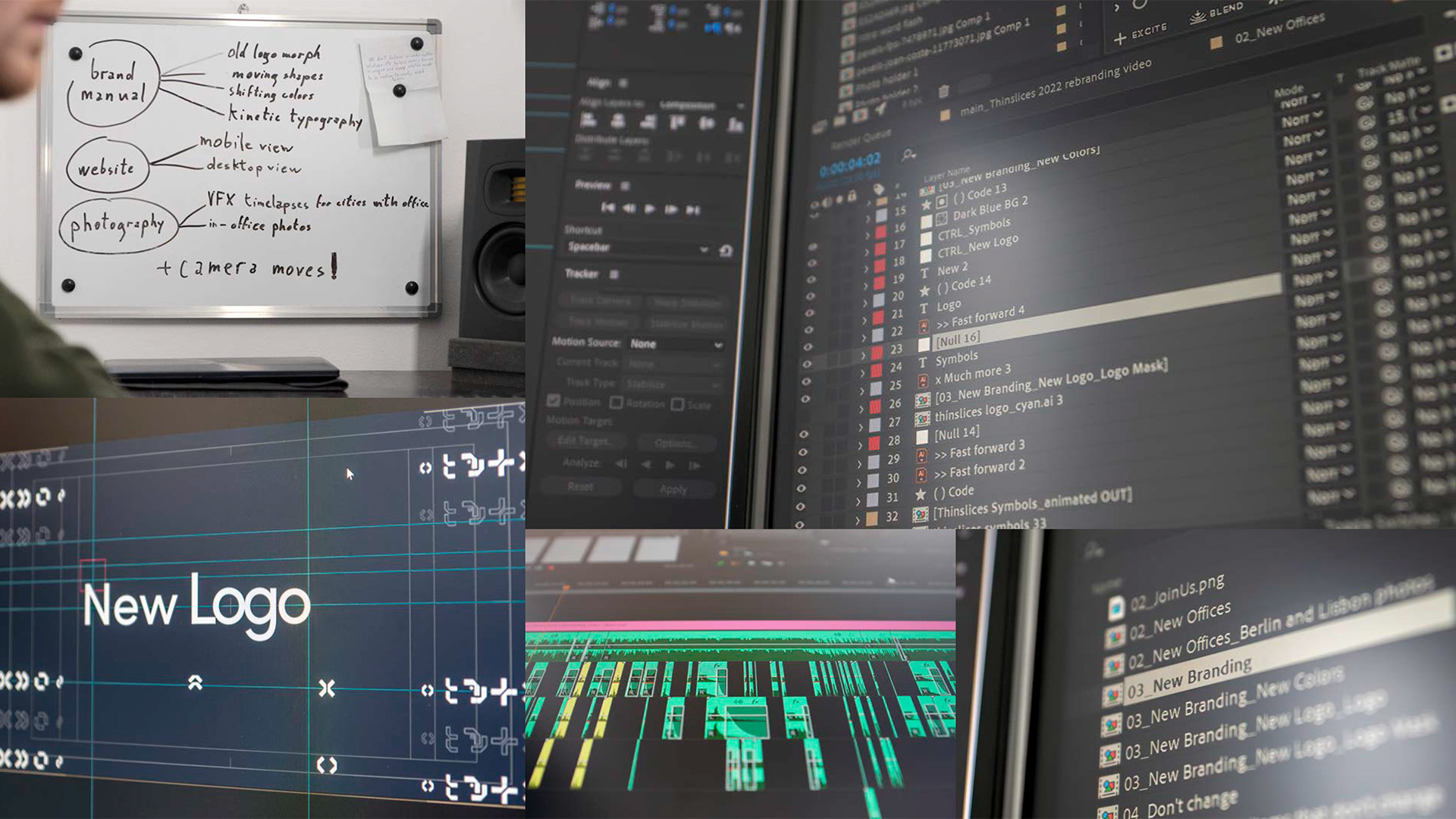 Thinslices brand reveal video behind the scenes stills